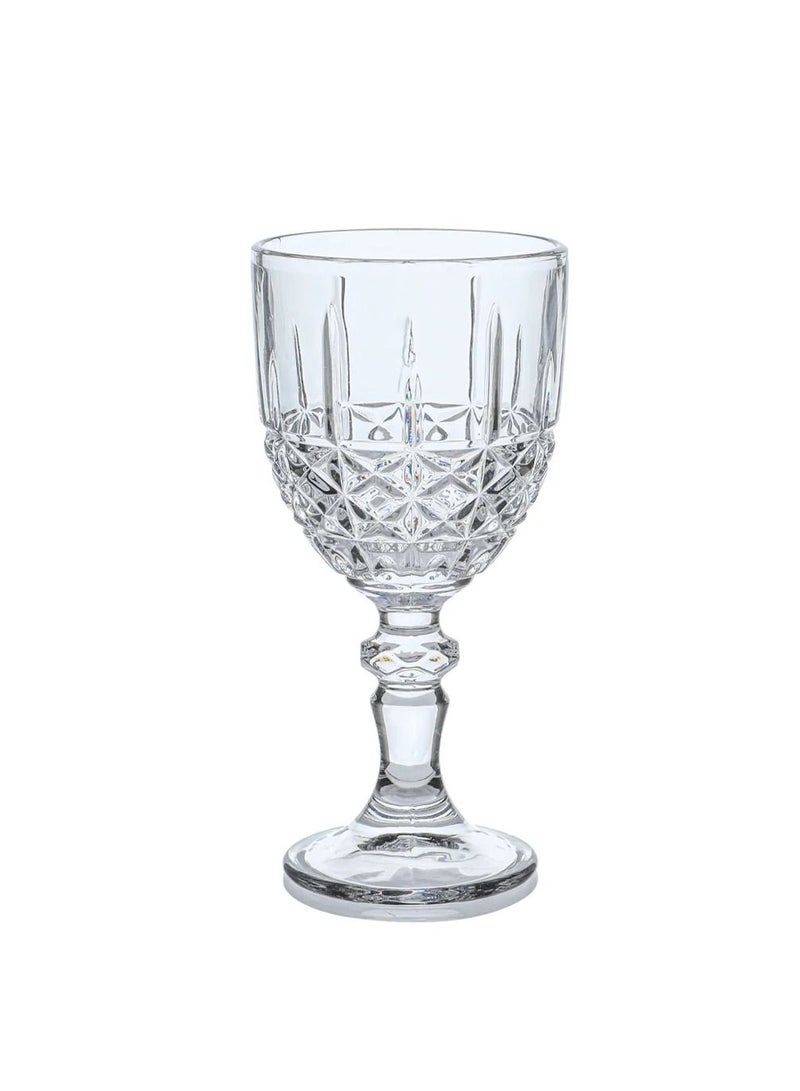 Alsaif Gallery Al Saif Gallery A set of Max glass cups base, 6 pieces - CLEAR - Image 2