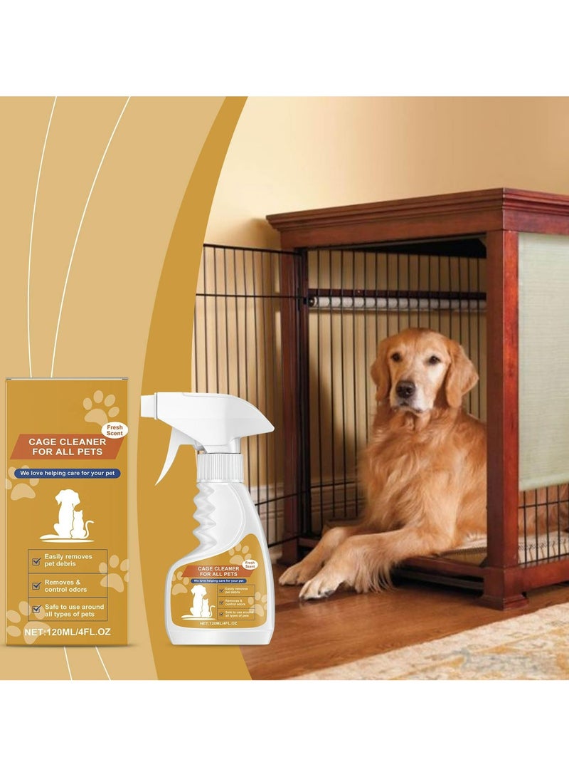 CMGTYYD Pet Odor Eliminator for Home, Pet Cleaner, Pet Cage Cleaner Spray Scented Odor Remover, for Strong Dog or Cat Pee Smells on Carpet, Furniture and Indoor Outdoor Floors, 120ML - Image 3