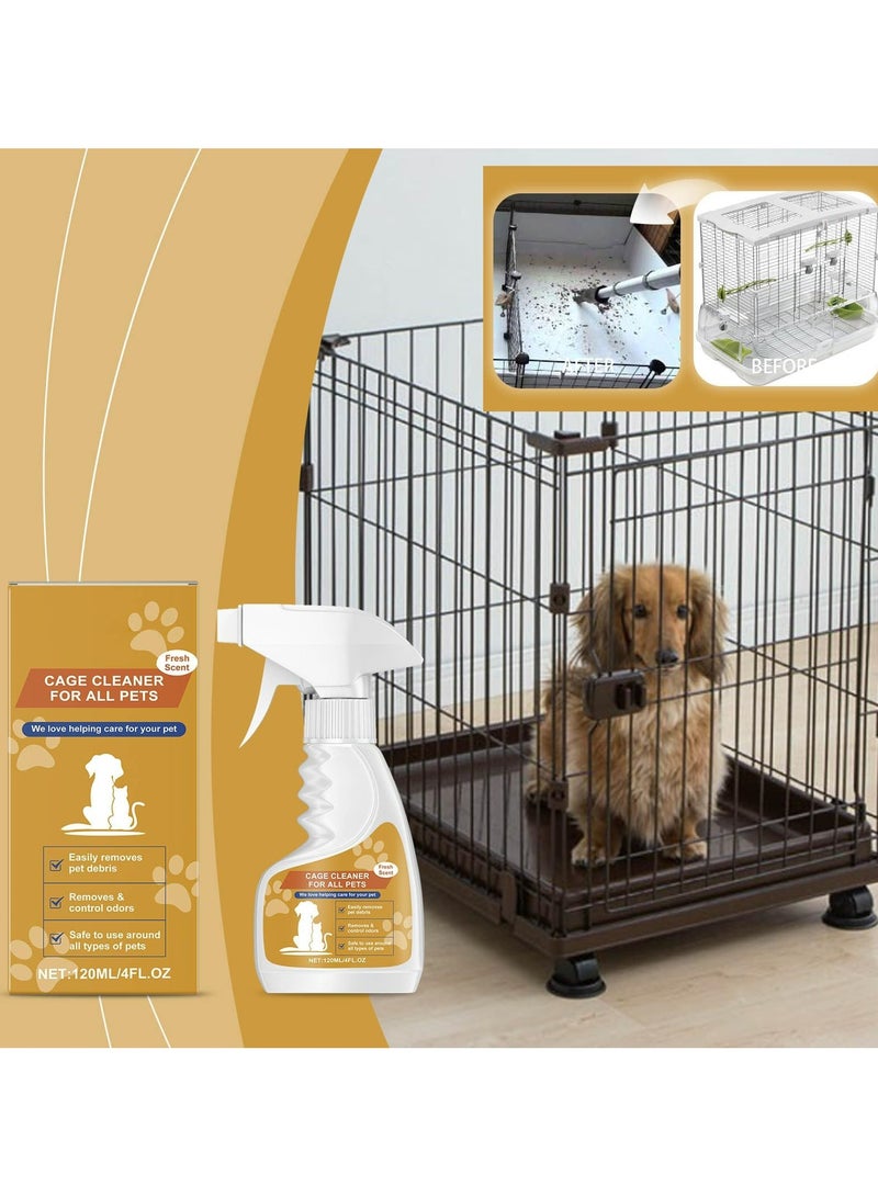 CMGTYYD Pet Odor Eliminator for Home, Pet Cleaner, Pet Cage Cleaner Spray Scented Odor Remover, for Strong Dog or Cat Pee Smells on Carpet, Furniture and Indoor Outdoor Floors, 120ML - Image 4