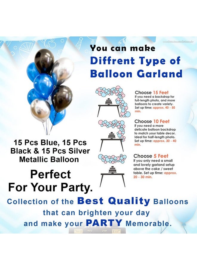 Party Propz Baby Boss Theme Birthday Decorations55 Pcs Boss Baby Birthday Decorations;Happy Birthday Banner(Cardstock);Boss Baby Birthday Decorations Items Kit;Blue Balloons For Birthday Decoration  - Image 5