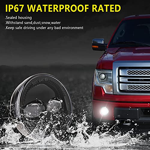 RAMJET4X4 LED Fog Lights Bumper Driving Lamps Assembly Replacement for Ford F150 2006 2007 2008 2009 2010 2011 2012 2013 2014 F150 - Image 4