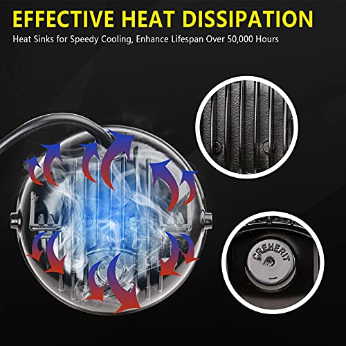 RAMJET4X4 LED Fog Lights Bumper Driving Lamps Assembly Replacement for Ford F150 2006 2007 2008 2009 2010 2011 2012 2013 2014 F150 - Image 5