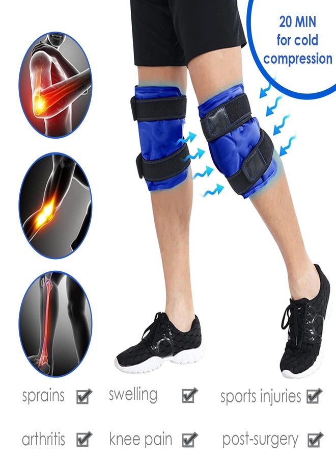 KARP Universal Hot & Cold Therapy Pack | Adjustable Compression for Arms, Legs, Ankles & Shins | Reusable Gel Pack for Pain Relief, Swelling, Injuries & Post-Workout Recovery | Ideal for home, office, gym, or travel (1Pack) - Image 5