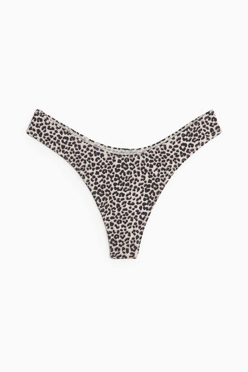 اتش اند ام سروال ثونغ قطني - عبوة من 5 قطع