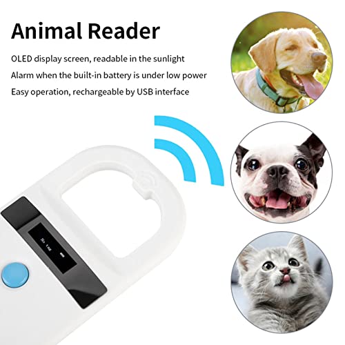 Tangxi Rechargeable RFID EMID Animal Handheld Reader, Pet ID Microchip Scanner and Chip Registration, Support Tag FDX-B (ISO11784 / 11785) - Image 3