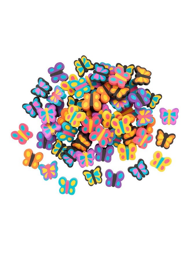 Fun Express Bulk Butterfly Mini Erasers - 300 Pieces - Image 1