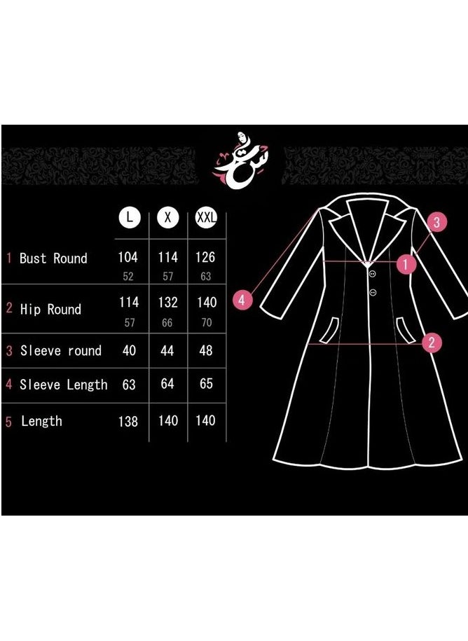 Generic - Long woman Coat - Dark Gray - Image 1