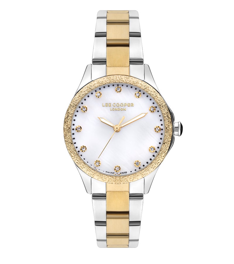 LEE COOPER Women’s Analog White MOP Dial Watch – LC07840.220 - Image 1