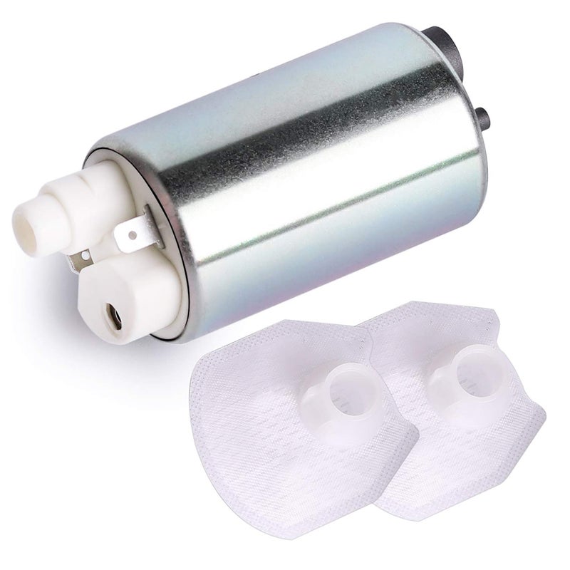 Fuel Pump with two Fuel Filter Compatible with Suziki Kawasaki ER6N KX Ninja Vulcan Z1000  Suzuki Bandit 1250S GSX GSXR GSXS Katana 650 RMX RMZ TU250 Vstrom Motor  490400022