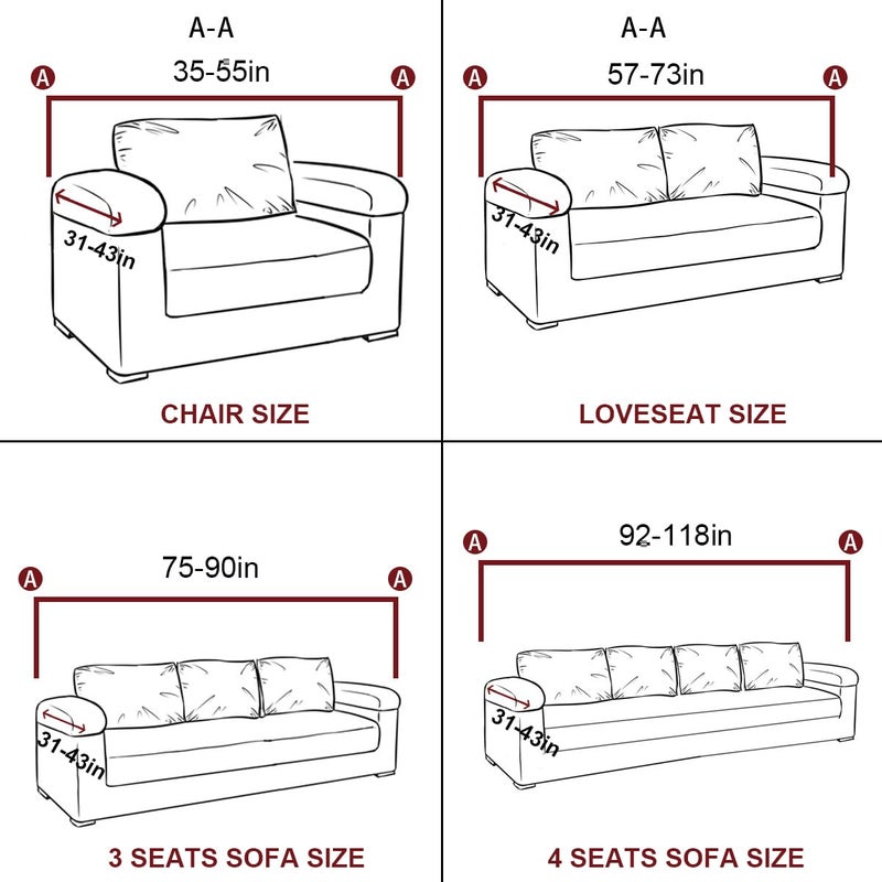 vctops 1-Piece Velvet Plush Stretch Loveseat Sofa Slipcover with Elastic Bottom Soft Fuzzy Fluffy Sofa Covers for 2 Cushion Couch Furniture Protector for Kids, Pet (Rose,Loveseat) - Image 4