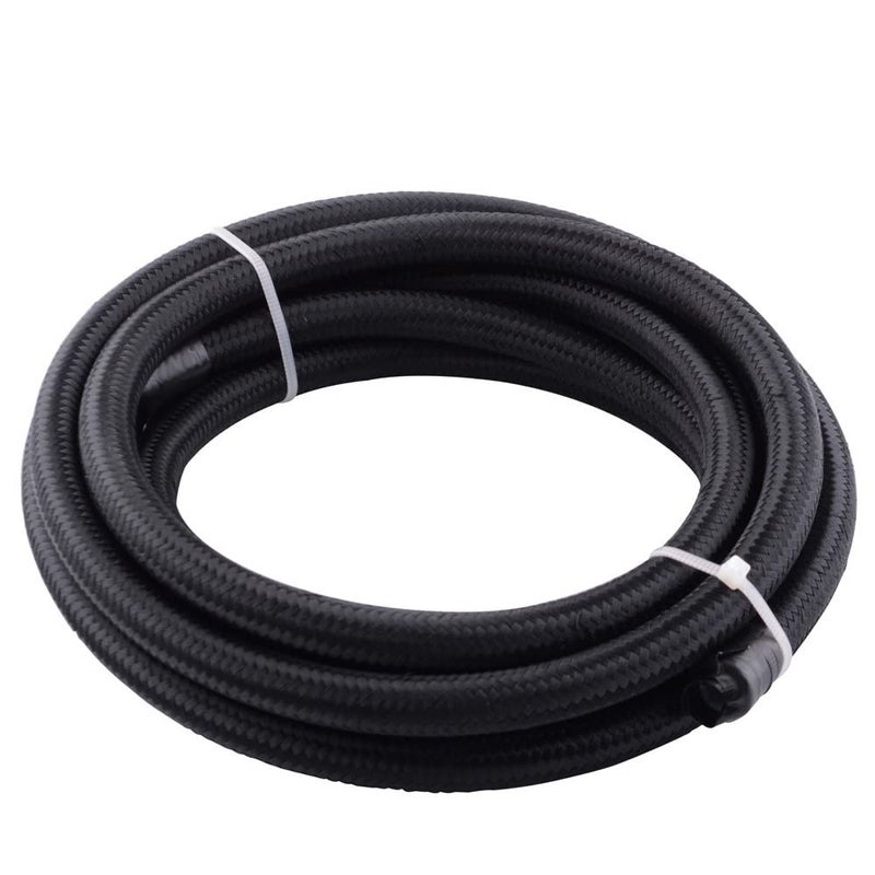 CHOIMOON 4AN Braided Hose 10FT High Pressure Fuel Line Transmission Cooler Hose Kit AN8 Stainless Steel Push Lock Hose for Oil Coolant Hydraulic - Image 2