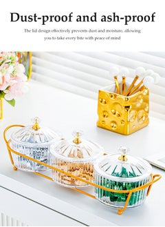 DUNISO Snack Serving Platter Set, Multifunctional Party Dried Fruit Platter, 6 Split Snack Bowls, Fruit Bowls With Lids And Trays, Used For Fruit Desserts, Appetizers, Nuts, Snacks, Candies  - Image 4