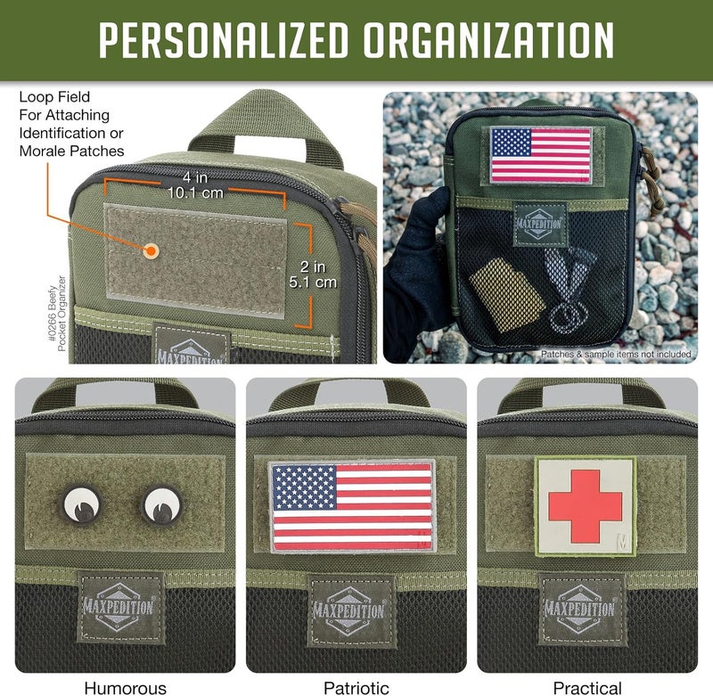Maxpedition Gear Beefy Pocket Organizer, OD Green - Image 5