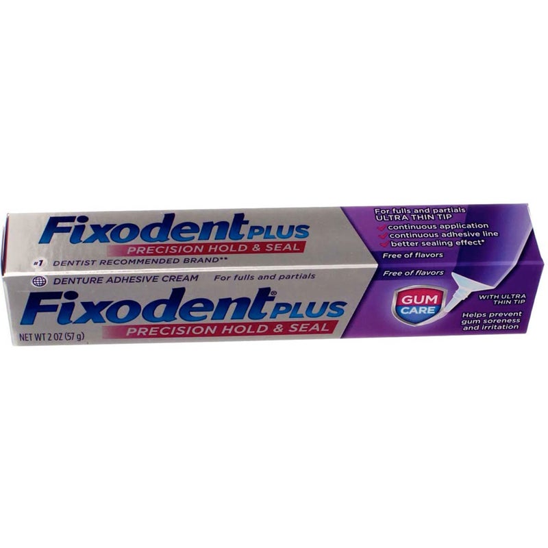 Fixodent Plus Denture Adhesive Cream Gum Care, 2 Oz by Fixodent - Image 5