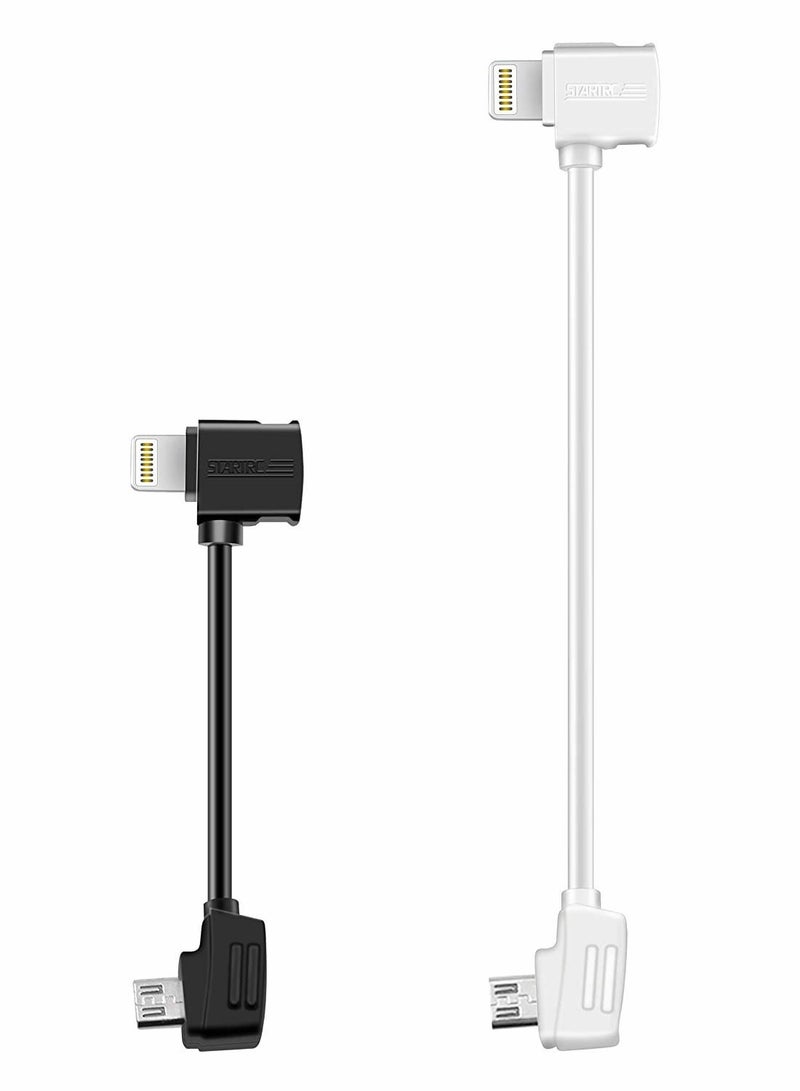 SYOSI 2 Pack Lightning Data Cable to Micro USB for Mini SE Mavic Pro Zoom Air Spark Controller Accessories - Image 1
