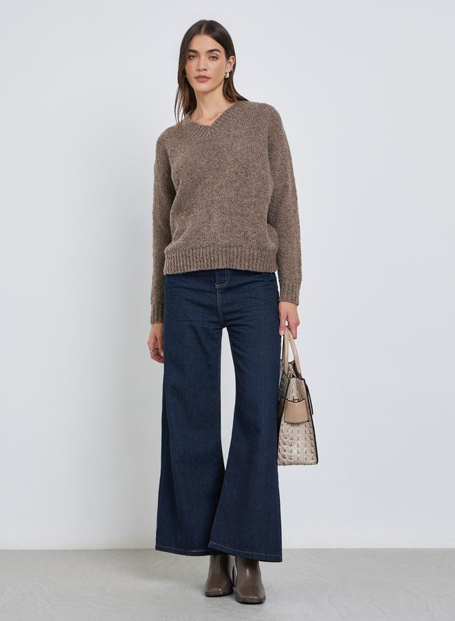 ستايلي سويتر كاجوال بقصة مريحة - Image 2