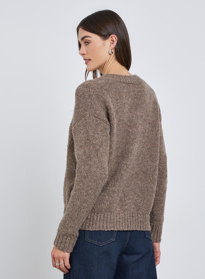 ستايلي سويتر كاجوال بقصة مريحة - Image 5