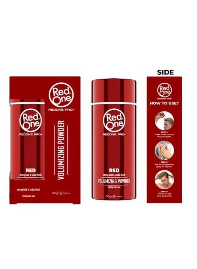 Red One Hair Styling and Thickening Wax Powder 20g - Image 1