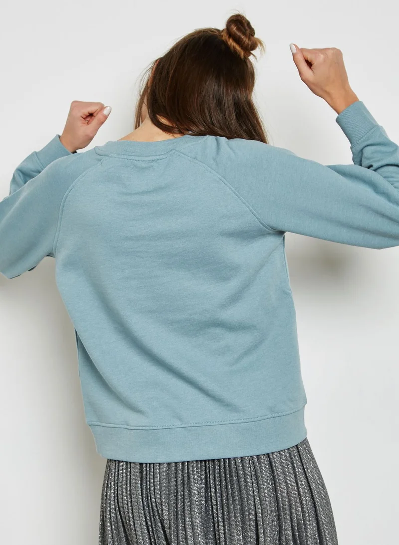 ONLY Slogan Sweatshirt