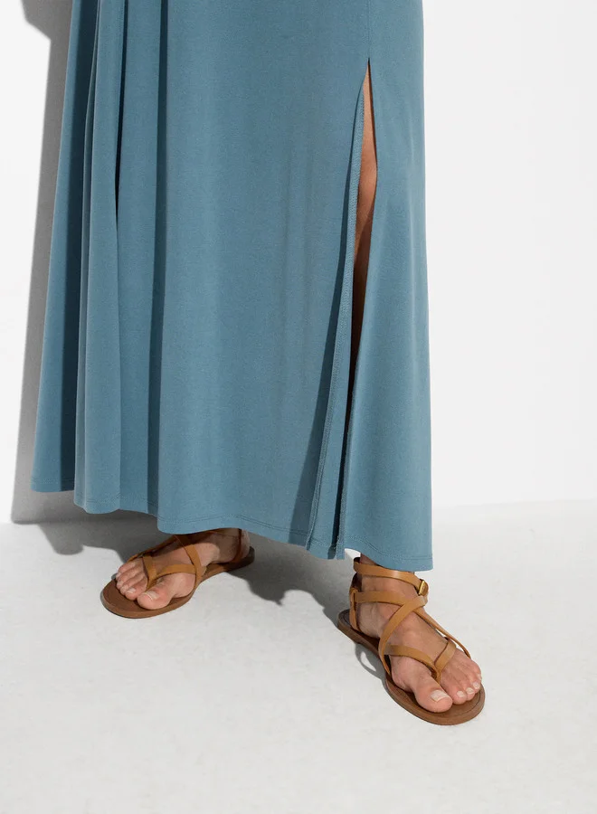 PARFOIS Flowy Long Skirt