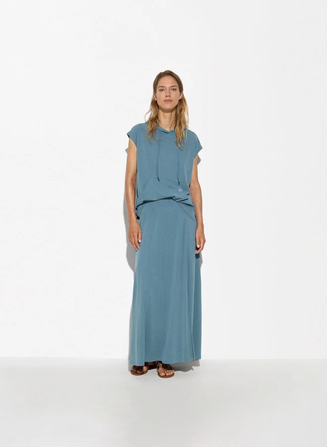 PARFOIS Flowy Long Skirt
