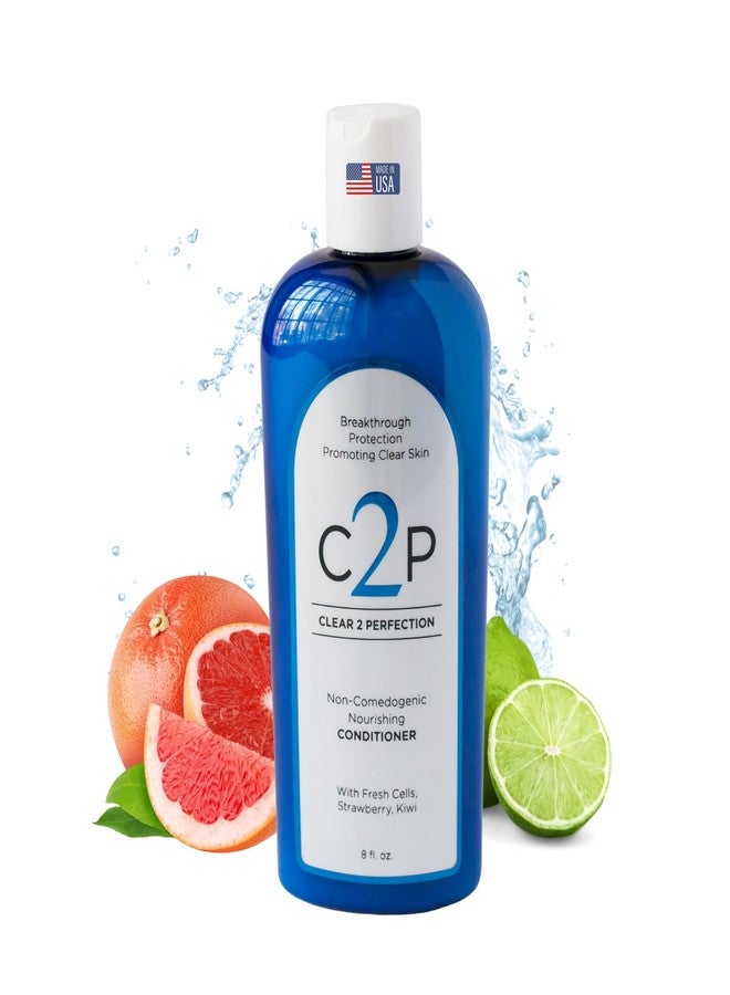 C2P Non-Comedogenic Conditioner by Clear 2 Perfection - Sulfate-Free & Paraben-Free - Ideal for Acne-Prone Skin & Bacne - Esthetician Formulated - Promotes Clear Skin & Healthy Hair - Image 1