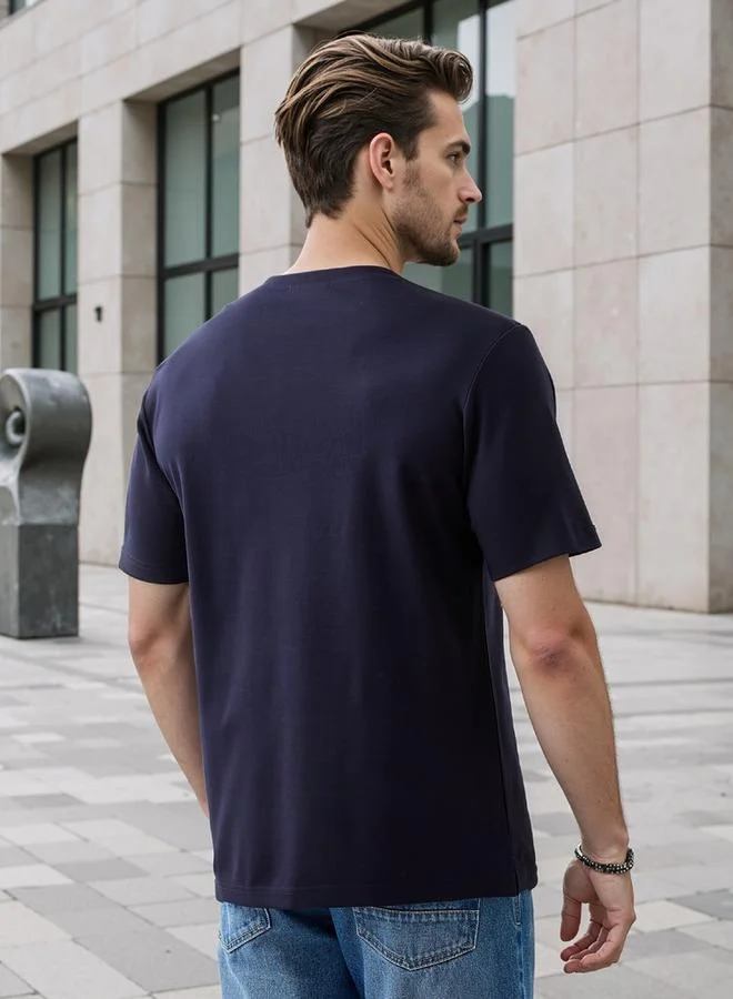 Emperor Emperor Print T-shirt with Crew Neck