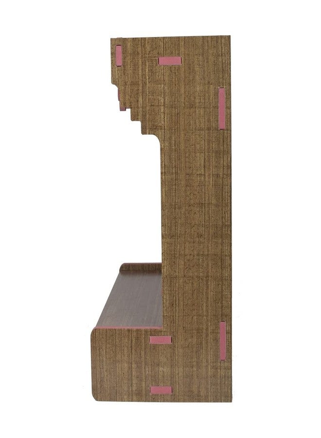 CrazyInk Beautiful Wooden Temple for Home and Office (Laminated & Foldable) (Makhar) - Image 4