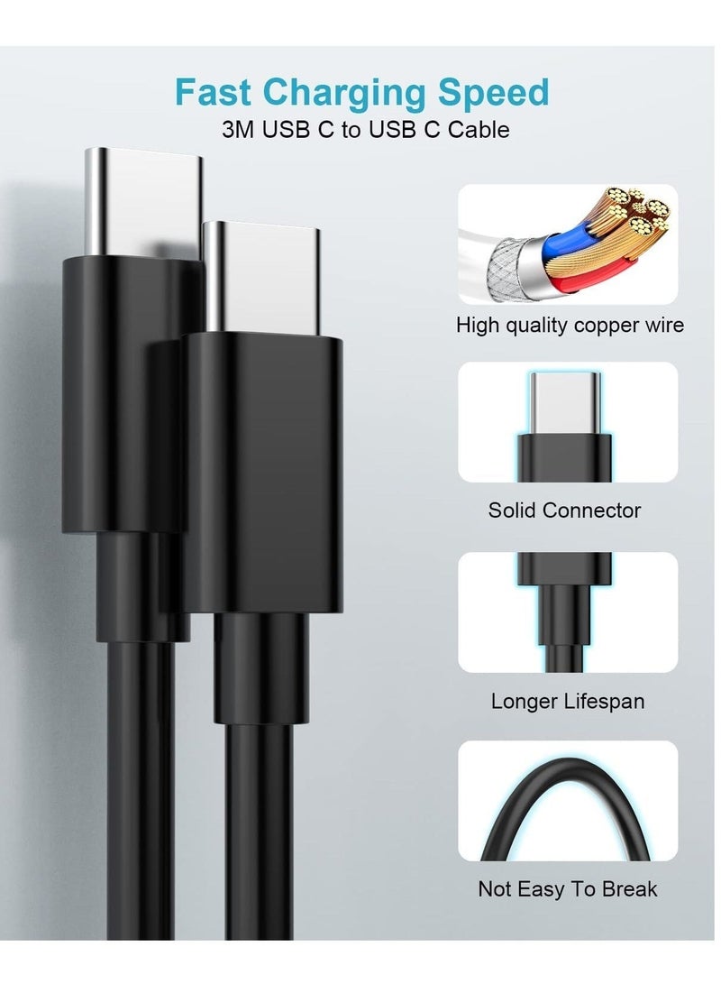 MUNTAQI 25W USB C Fast Charger Plug with 3M Cable,Super Fast Charger for Samsung Galaxy S22 Ultra/S22+/S21 Ultra/S21+/S20 Ultra/Note20/A13/A53 5G,25W USB C Charger Plug&Type C Cable For Samsung Phone Charger - Image 5