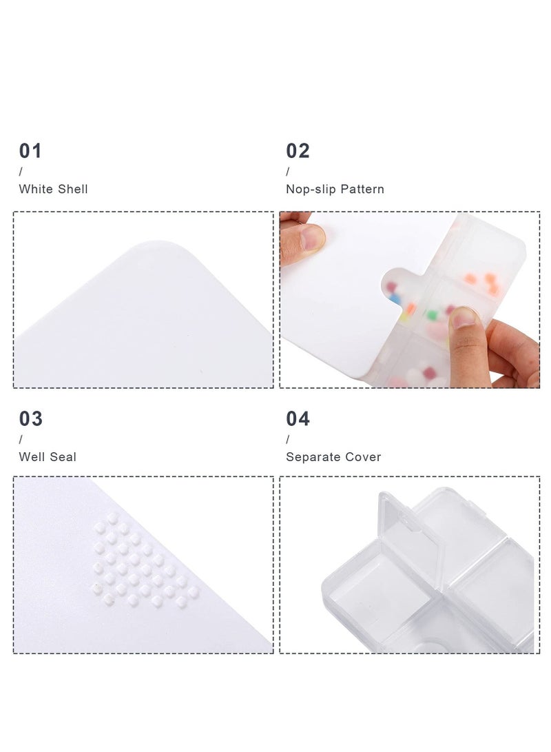 KASTWAVE Pill Organizer, 6 Compartments Travel Pill Case Drawer Type Medicine Box, Portable Medicine Box for Travel, for Dosage Medicine, Vitamins and Cod Liver Oil, 3 Colors 3pcs - Image 2