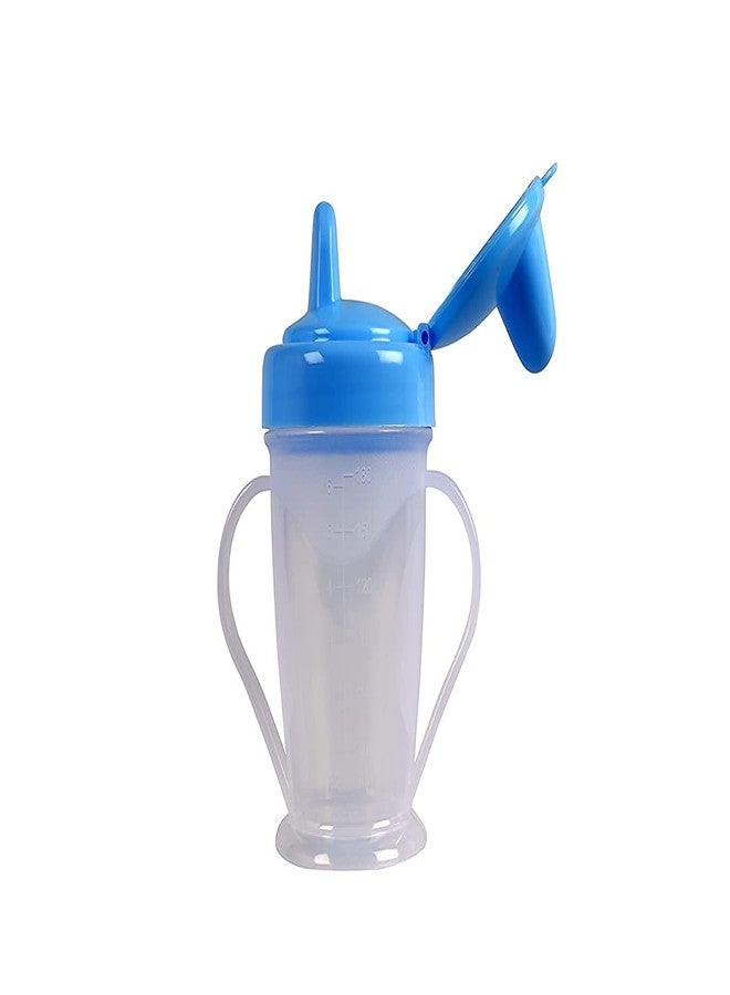 BLISSBORN Plastic Baby Cup Bpa Free Unbreakable, Spill Sipper Mug Spout for Kids, Children, Babies, PP Water, Juice Training Sipper Cup with Double Handles 180 ml Pack of 1 - Image 1