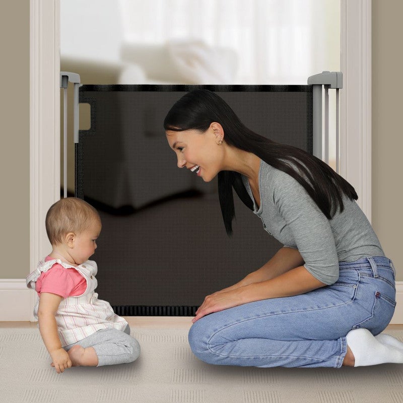 ingenuity Summer by Ingenuity - Thruway 52" Wide Safety Mesh Gate with Auto-Lock, Ages 6–24 Months - Image 2