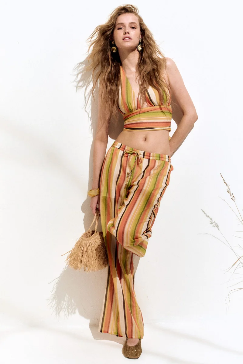 H&M Wide drawstring trousers