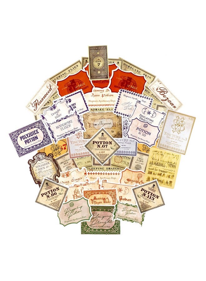 Conquest Journals Harry Potter Potions Labels Vinyl Stickers Set Of 50 Official Labels From The Wizarding World Waterproof And Uv Resistant Great For All Your Gadgets Potterfy All The Things - Image 1