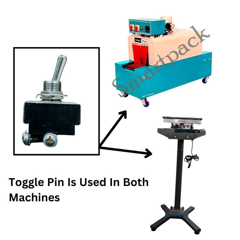 Smartpack Toggle Switch for Packaging of Shrink Tunnel Machine’s Spare Parts | Industrial Toggle Switch 15A 250V | Power Control Switch | 4 Pin type on/off Toggle Switch | Pack of 1 Switch - Image 5