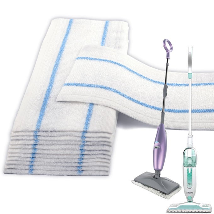 FLAMMI SEMIDISPOSABLE MICROFIBER MOP PADS COMPATIBLE WITH SHARK S1000 S1000A S3250 S3251 S3101 SK410 SK435CO SK460 SK140 SK141 16 PACK