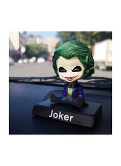 Creative Cars Ornaments The Joker Action Figure Shaking Head Doll Mobile Phone Holder Car Auto Accessories Toys