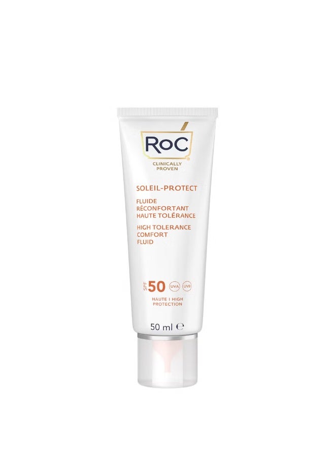 روك سائل RoC Soleil-Protect عالي التحمل مريح بعامل حماية من الشمس SPF50 50 مل - Image 1