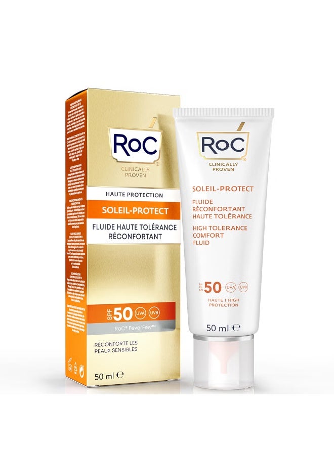 روك سائل RoC Soleil-Protect عالي التحمل مريح بعامل حماية من الشمس SPF50 50 مل - Image 2