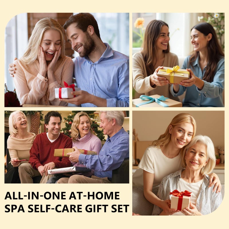 ANAI RUI 3Pcs Face Mask Set, Turmeric Clay Mask - Green Tea Face Mask - Dead Sea Minerals Mud Mask, Holiday Gift Set, Stocking Stuffers for Women &Teen Girls, Self Care Gifts for Women 2.5 oz each - Image 2