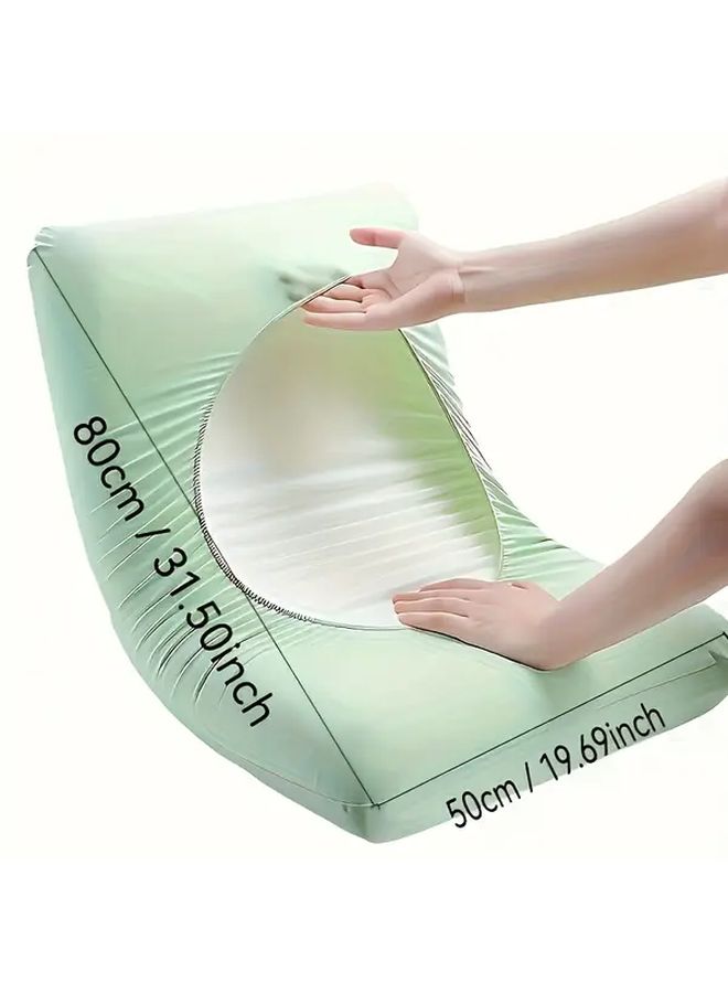 2 Pack Yellow Green Disposable Pillowcases 19 69 x31 5 Inches Travel Hotel Hospital Use - Image 4