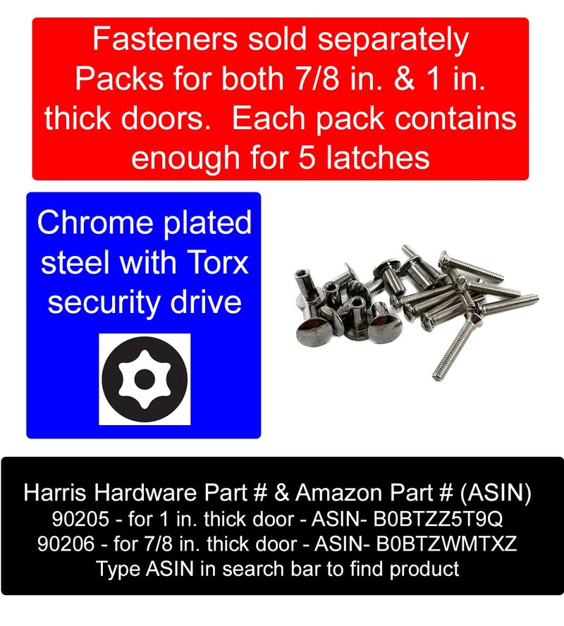 Harris Hardware TP5020-B Slide Latch 2-3/4" Center to Center Die Cast - Image 4