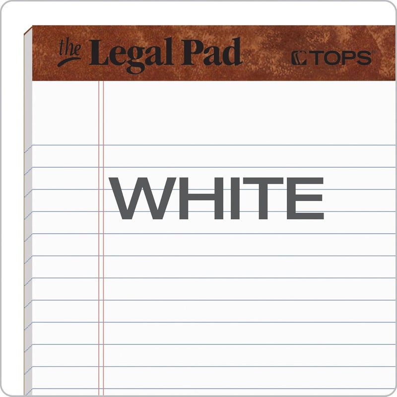 TOPS 5 x 8 Legal Pads, 12 Pack - Narrow Ruled White Paper with 50 Sheets Each, Made in the USA - Image 5