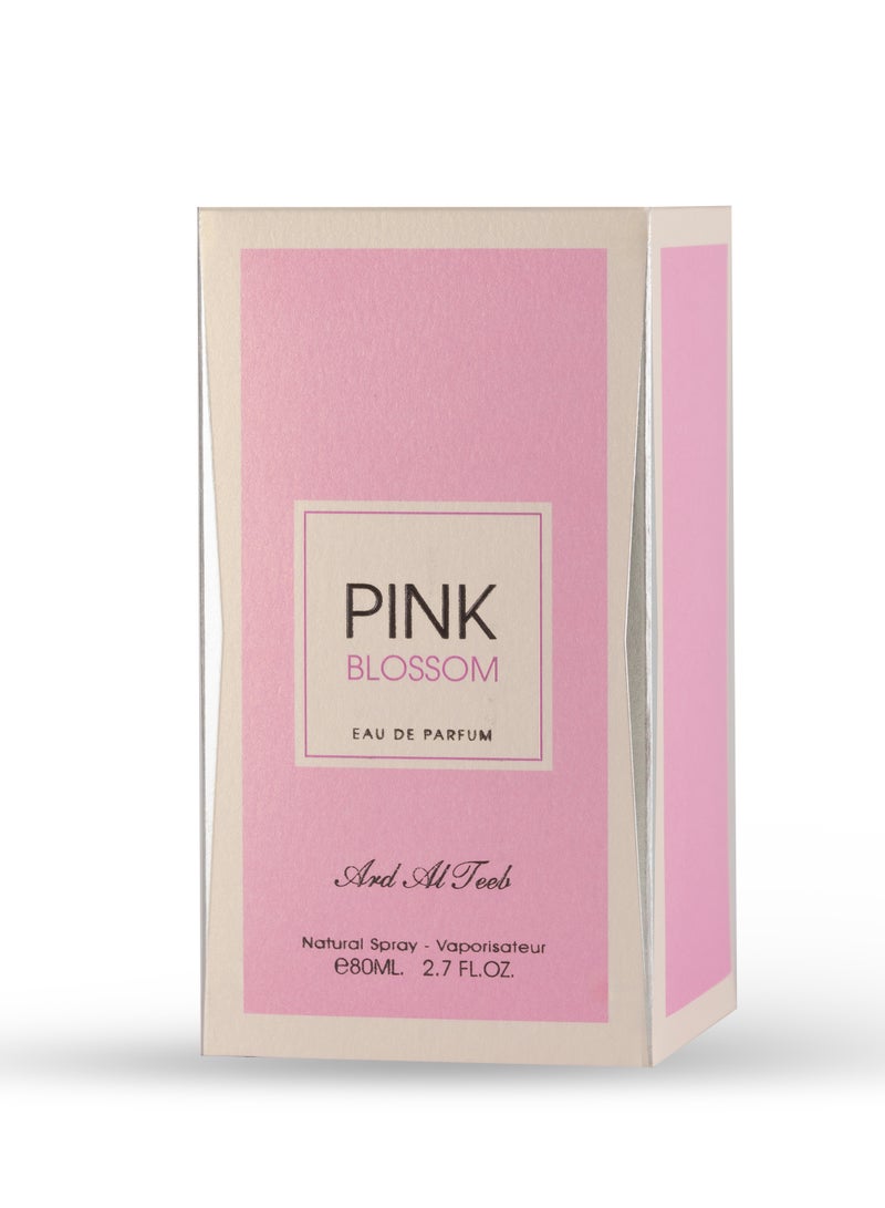 Ard Al Teeb Pink Blossom Eau De Parfum for Female 80 ml - Image 4