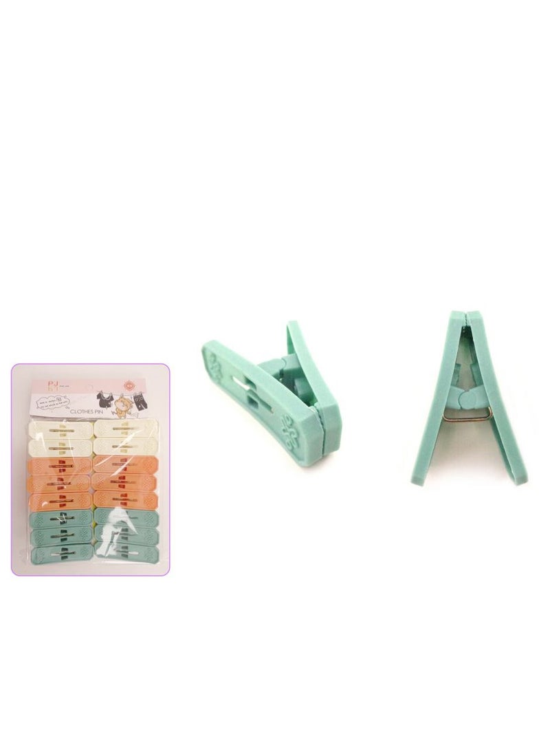 AL QADAH Plastic Clip 16Pcs Pkt  - Image 2