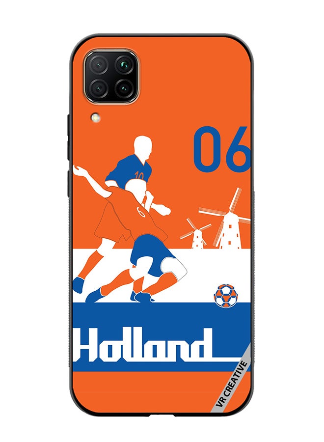 VR CREATIVE Protective Case Cover For Huawei Nova 7i/P40 Lite Holland Football Soccer Players Design Multicolour - Image 1