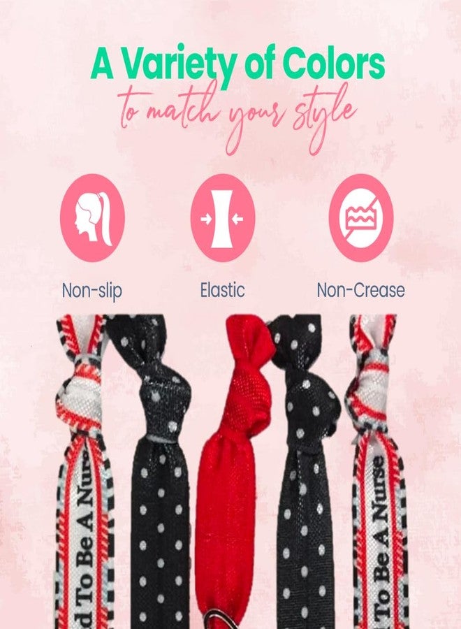 Infinity Collection إكسسوارات الممرضات، فخر أن تكون ممرضًا هدية، أربطة شعر الممرضات، مرونة التمريض، هدية للممرضات - Image 4