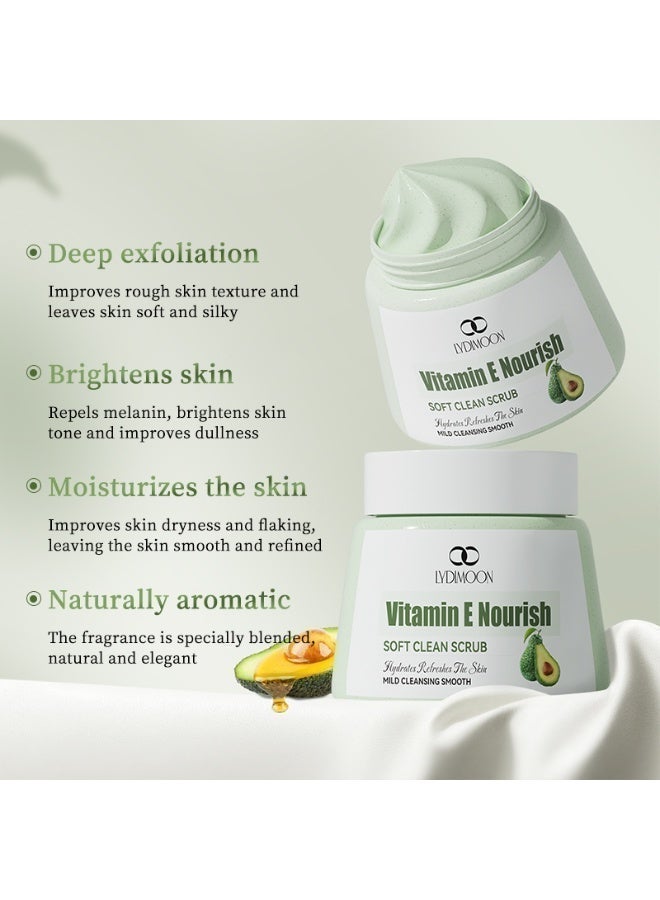 LYDIMOON Vitamin E Body Scrub Nourishes Body Softens and Cleanses Skin 250g - Image 3