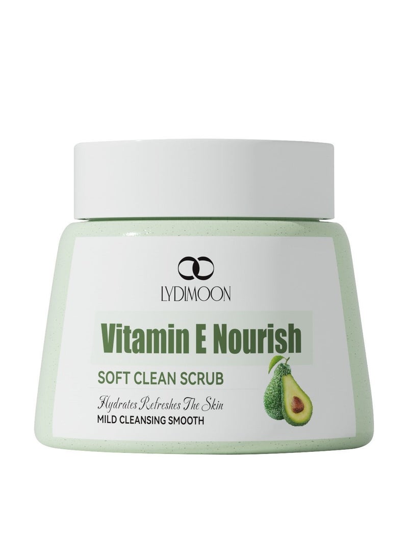 LYDIMOON Vitamin E Body Scrub Nourishes Body Softens and Cleanses Skin 250g - Image 1
