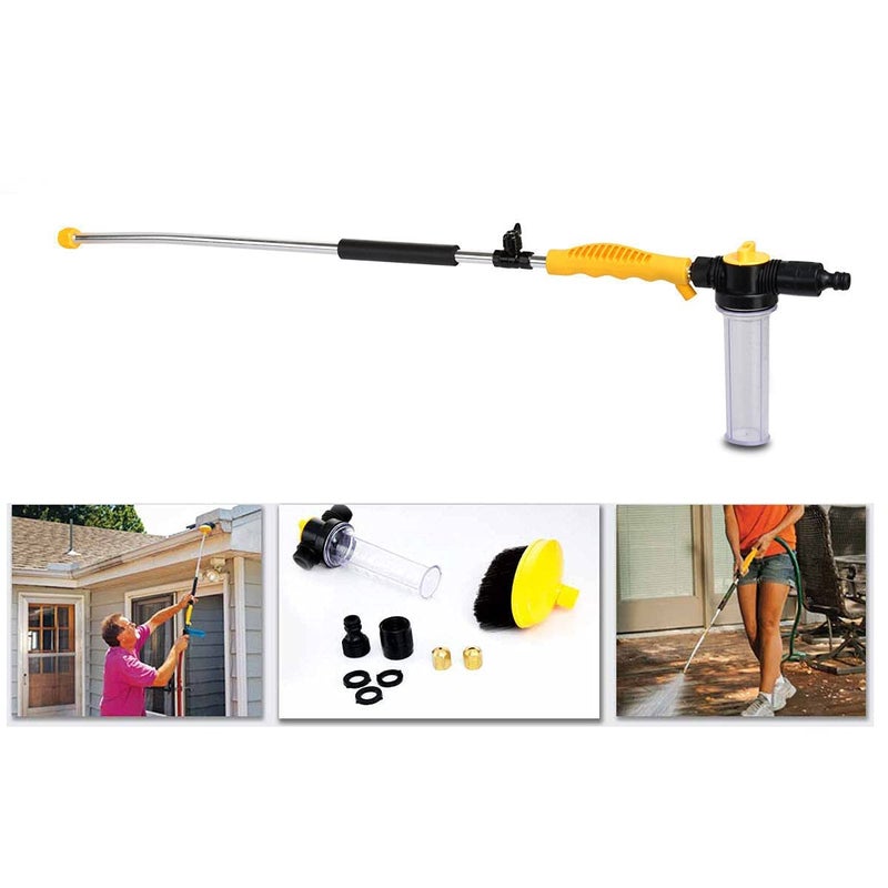 LAKSHRAJ SMARAN Car Wash High Pressure Water Wash Gun Professional Portable Brush Car Washer Effortlessly WaterSaving Zoom Easy and Fast - Image 3
